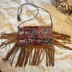Vintage Bohemian Handmade Sling Bag Leather